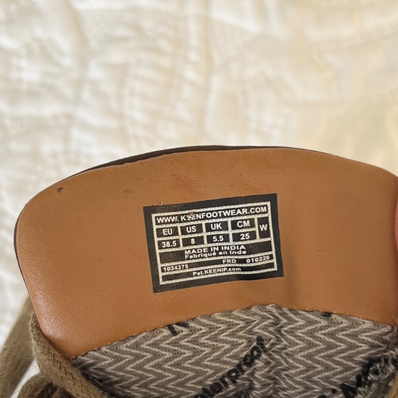 Keen Presidio Leather Hiking Sneaker Brown Retail $150 - Picture 5 of 6